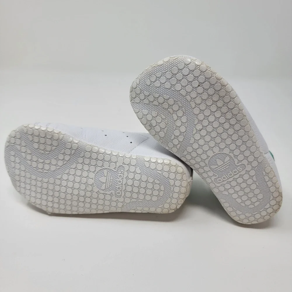 Adidas Stan Smith Infant Crib Shoes Sneakers - SZ 2K - White with Green